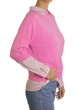 Maglioncino con manica a 3/4 in viscosa 